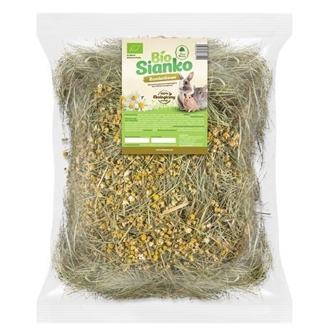 BIO SIANKO RUMIANKOWE DLA KRÓLIKÓW I GRYZONI 500G NA BRZUCH