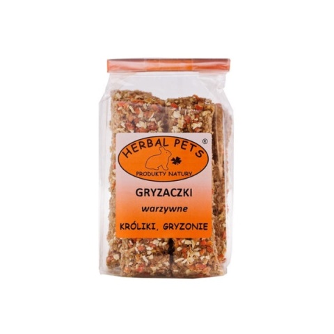 Herbal Pets Gryzaczki Warzywne dla Królika - Zdrowy Naturalny Gryzak