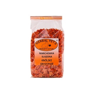 Herbal Pets Suszona Marchewka dla Królika - Naturalny Gryzak Warzywny