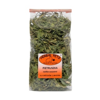 Herbal Pets Suszona Natka Pietruszki dla Królika - Naturalny Przysmak