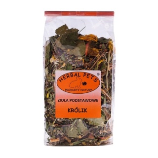 Herbal Pets Zioła Podstawowe dla Królika - Codzienna Mieszanka Ziołowa