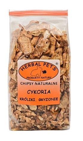 Herbal Pets chipsy z cykorii dla królików i gryzoni 125g