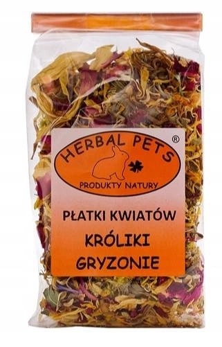 Herbal Pets płatki kwiatów dla królików i gryzoni 30g