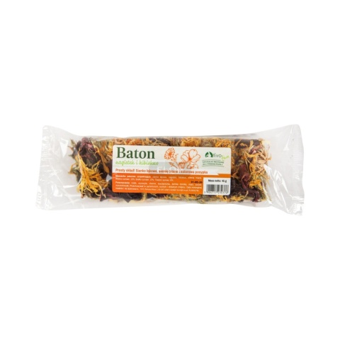 TIVO Baton - Nagietek i Hibiskus - naturalny przysmak 45g
