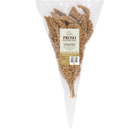 TIVO Proso senegalskie żółte kłosy - naturalne zajęcie 500g