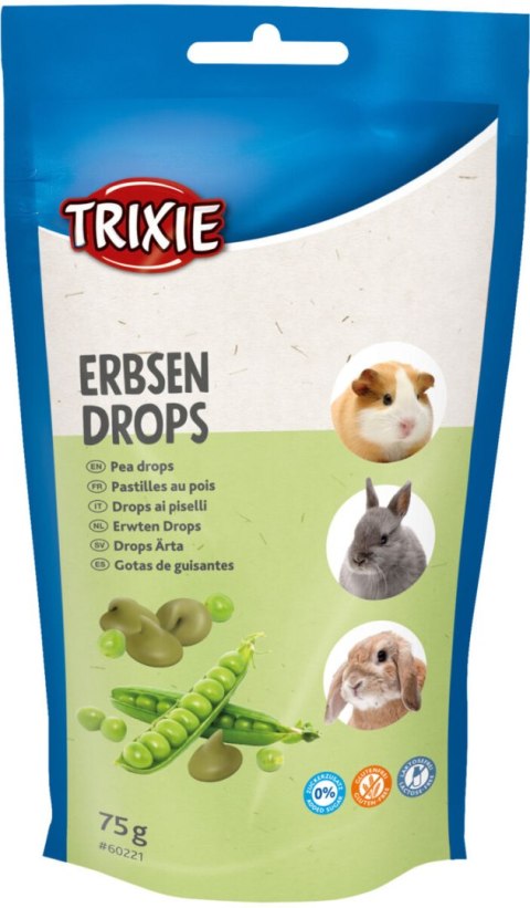 Trixie Dropsy o smaku grochu dla królika, 75 g