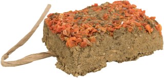 Trixie Kamień gliniany z marchewką dla królika, 100 g