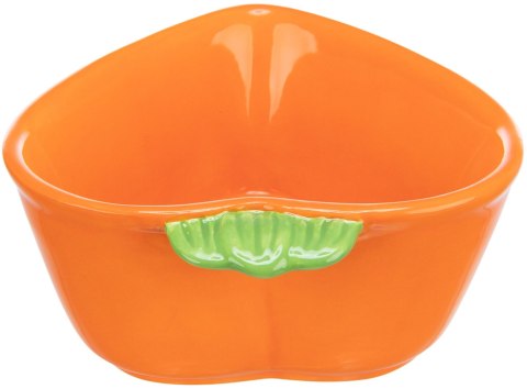 Trixie Miska ceramiczna marchewka dla królika, 180 ml, 12 × 11 cm