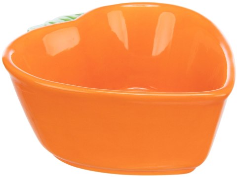 Trixie Miska ceramiczna marchewka dla królika, 180 ml, 12 × 11 cm