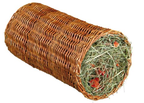 Trixie Tunel wiklinowy z sianem dla królika, 20 × 38 cm