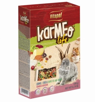 Vitapol warzywno-owocowa karma uzupełniająca dla chomika i królika 340g