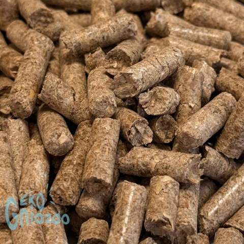 EKO GNIAZDO ŻWIREK PELLET orkiszowy królik 7l z ekologicznej łuski 6 mm