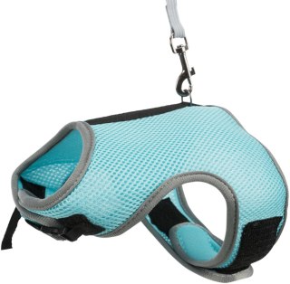 Trixie Miękkie szelki ze smyczą dla królika, 25-40 cm, smycz 1,20 m