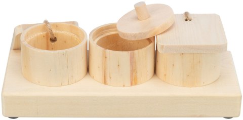 Trixie Snack Cups, zabawka edukacyjna dla królika, 15 × 4,5 × 6 cm