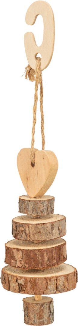Trixie Xmas Choinka z drewna dla królika, 7 × 28 cm