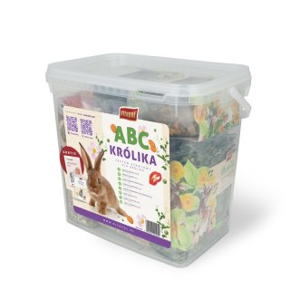Vitapol ABC Królika zestaw startowy - karma, siano i przysmaki w wiaderku
