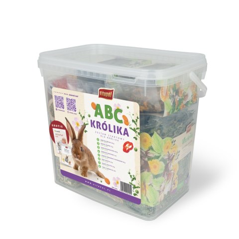 Vitapol ABC Królika zestaw startowy - karma, siano i przysmaki w wiaderku