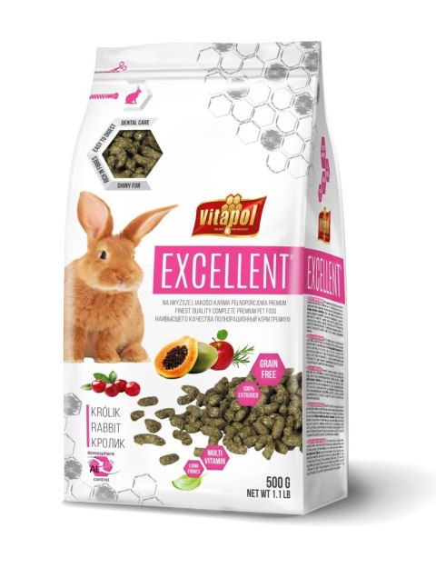 Vitapol Excellent karma pełnoporcjowa dla królika 500 g