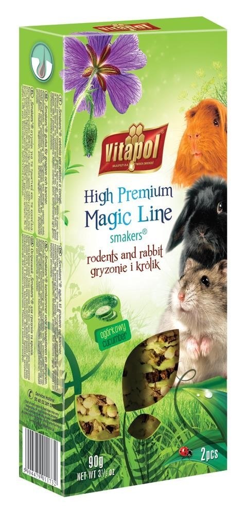 Vitapol Magic Line Smakers ogórkowy dla królika, 2 szt. / 90 g