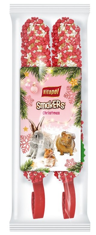 Vitapol Smakers okazjonalny świąteczny dla królika 2 szt. (różowy)