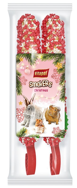 Vitapol Smakers okazjonalny świąteczny dla królika 2 szt. (różowy)