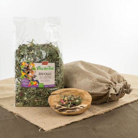 Vitapol Vita Herbal Duo Snack - łąka owocowa dla królika 400 g
