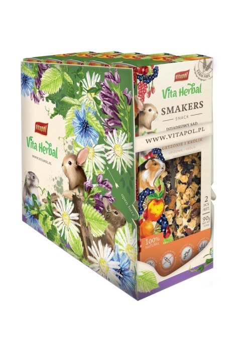 Vitapol Vita Herbal Smakers Dziadkowy sad dla królika, 5 × 90 g
