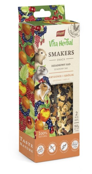 Vitapol Vita Herbal Smakers Dziadkowy sad dla królika, 5 × 90 g