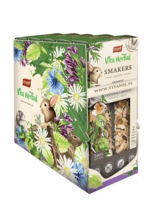Vitapol Vita Herbal Smakers drzewny dla królika, 5 × 90 g