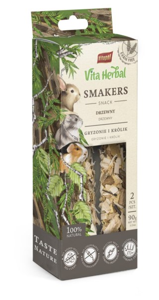 Vitapol Vita Herbal Smakers drzewny dla królika, 5 × 90 g