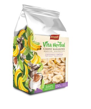 Vitapol Vita Herbal chipsy bananowe dla królika, 150 g
