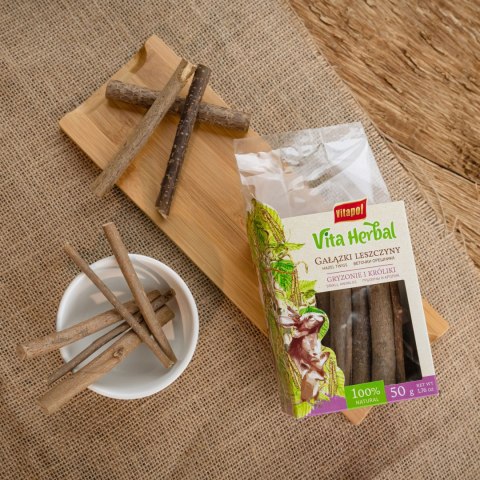 Vitapol Vita Herbal gałązki leszczyny dla królika 50 g