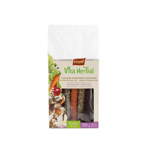 Vitapol Vita Herbal gałązki warzywno - ziołowe dla królika 50 g