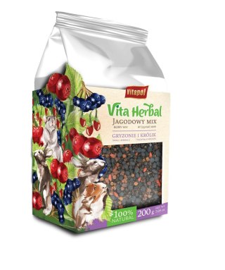 Vitapol Vita Herbal jagodowy mix dla królika, 200 g