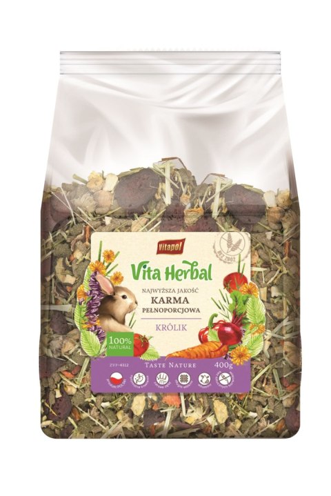 Vitapol Vita Herbal karma pełnoporcjowa dla królika 400 g