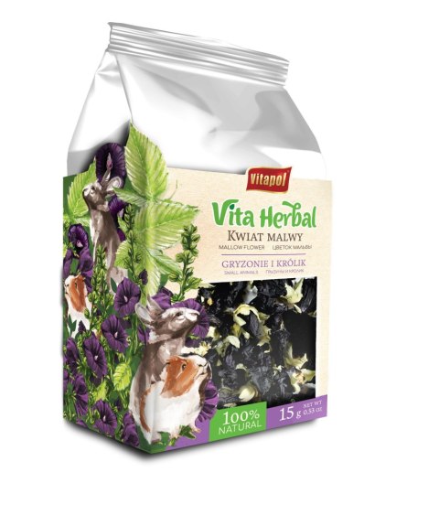 Vitapol Vita Herbal kwiat malwy dla królika, 15 g