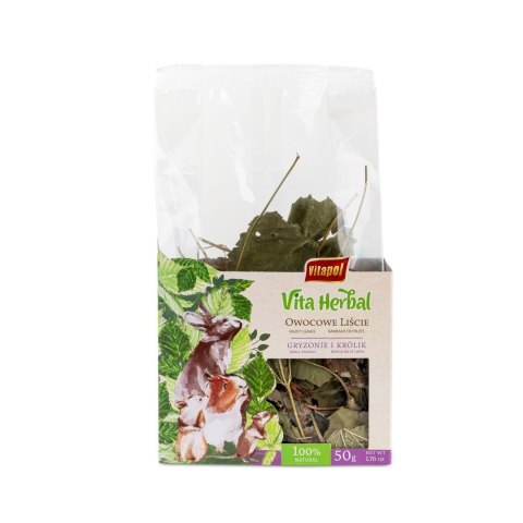 Vitapol Vita Herbal owocowe liście dla królika, 50 g